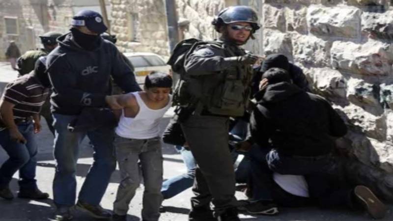 مقبوضہ مغربی کنارے میں اسرائیلی فورسز کی کارروائی، 2 فلسطینی بچے گرفتار
