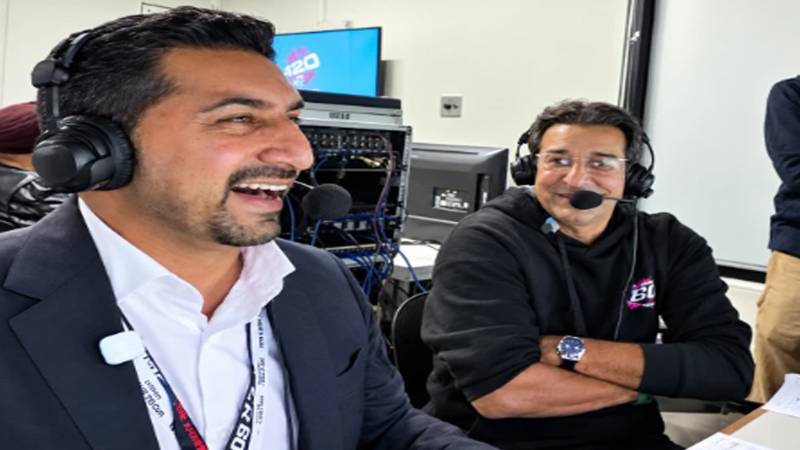 وسیم اکرم کی پنجابی میں کمنٹری، کینیڈا سپر 60 کے فائنل میں شائقین حیران
