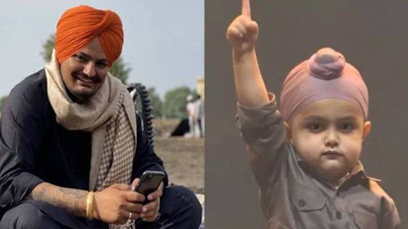 سدھو موسے والا کے 2 سالہ چھوٹے بھائی کی ویڈیو وائرل، بڑے بھائی کے مشہور انداز کی نقل