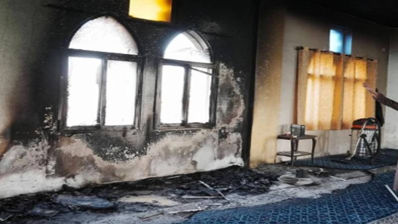 مقبوضہ مغربی کنارے میں اسرائیلی آبادکاروں کی مسجد کو نذرِ آتش کرنے کی اطلاعات