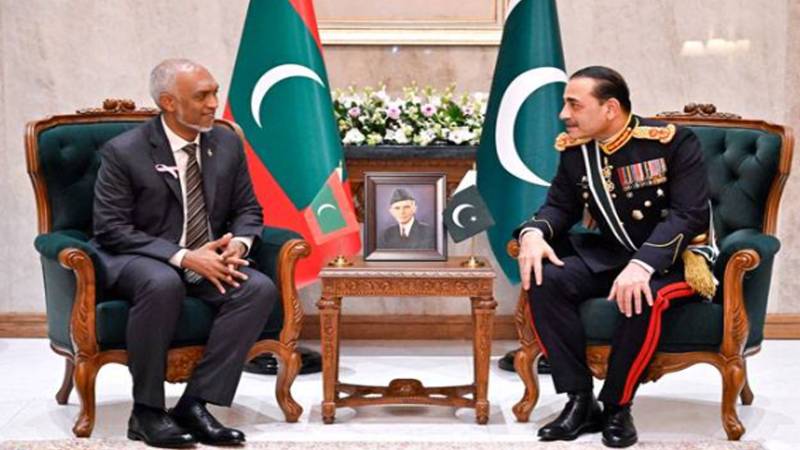 فیلڈ مارشل عاصم منیر کی مالدیپ کے صدر سے ملاقات، دفاعی تعاون اور علاقائی امن پر تبادلہ خیال